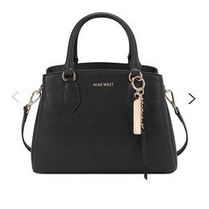 Nine West Rose Small Triple Compartment Satchel in excellent used condition